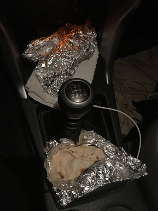 Breakfast tacos for dinner.